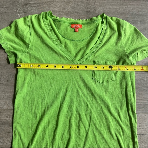 Hi-Line basic tshirt - size XS - green - Picture 3 of 4